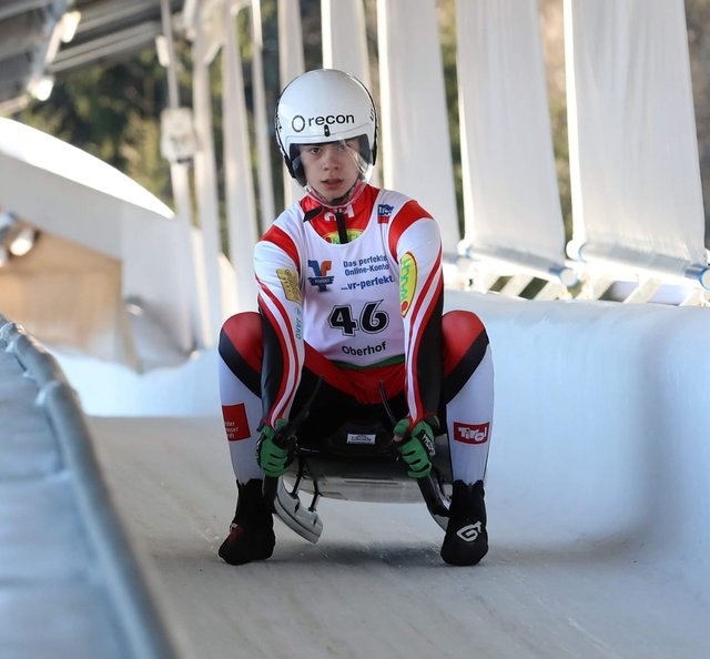 Noah Kallan beendete sein zweites Rennen im Jugend-A-Weltcup wieder als bester Österreicher auf Rang zwölf. | Foto: LRV Salzburg
