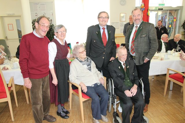 Der Seniorenbund kam als Gratulant