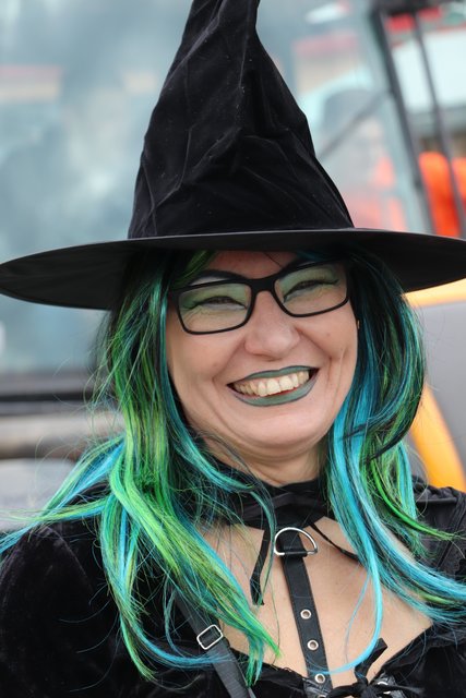 Fesche Hex': Elfi Hafenscherer von den Naturfreunden Kalsdorf | Foto: Edith Ertl