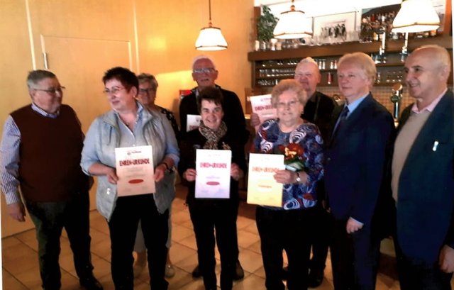 Mitglieder des Pensionistenverbandes Globasnitz bei der Jahresversammlung 2019