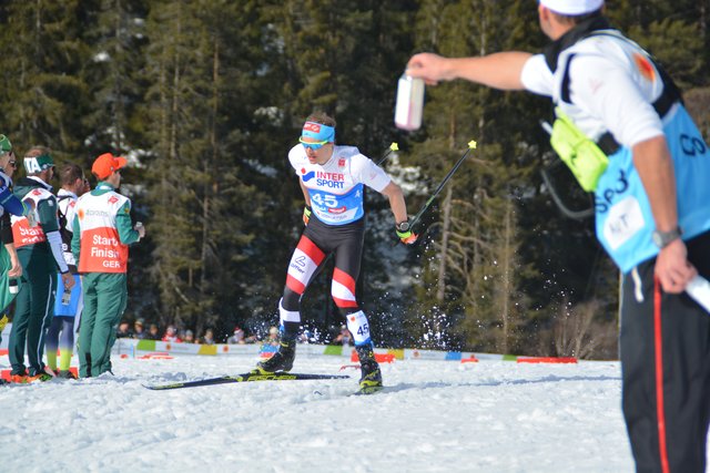 Bernhard Tritscher (Nr. 45) lief nach einem sehr engagierten Rennen auf Platz 30.