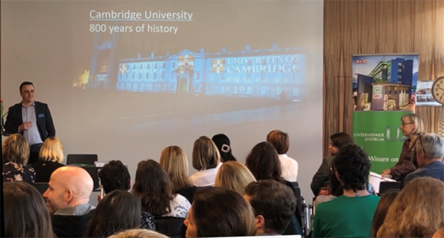 Rund 80 Tiroler Englisch-Lehrerinnen und -Lehrer holten sich beim "Cambridge Day 2019" im WIFI Tirol Infos zu neuen Lehrmethoden und Lernmaterialien | Foto: WIFI Tirol