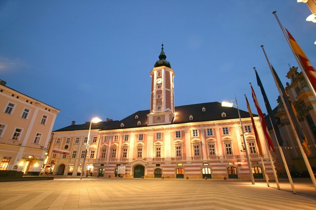 Das St. Pöltener Rathaus.