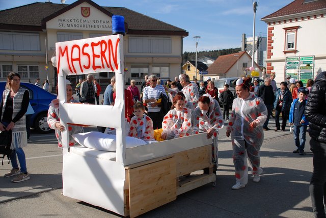 Thema " Masern " auch ein Beitrag in St Margarethen an der Raab