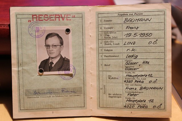 Franz Baumann im zarten Alter von 19 Jahren | Foto: Ulrike Plank