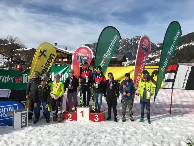 Auch beim Riesentorlauf am 3. März schaffte der Pfundser Rafael Zangerl als Drittplatzierter das beste Bezirksergebnis. | Foto: Gerald Zangerl