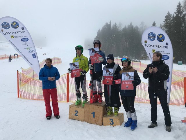 Beim Raiffeisen-Landescupbewerb in Mutters siegte Luis Dilitz (SK Nauders).