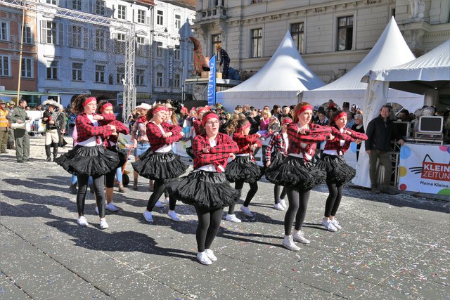 Mädchengarde aus Gaishorn, Graz