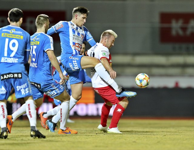 Die FAC-Abwehr war nicht zu knacken. | Foto: GEPA