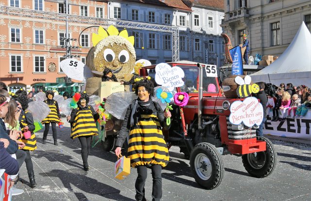 Faschingsumzug Graz, Bienen aus Dobel
