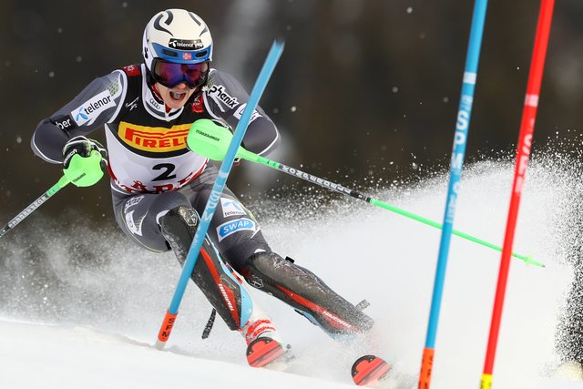 Henrik Kristoffersen ist beim Komperdell Racecamp auf der Reiteralm dabei. | Foto: GEPA pictures/Andreas Pranter