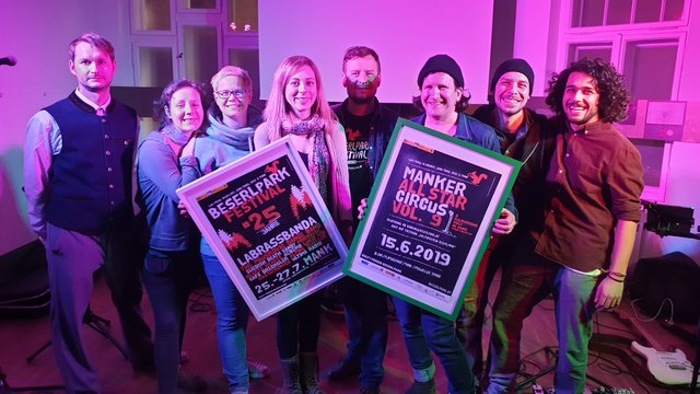 Der verein Beserlpark präsentiert stolz das Line-Up der 25. Auflage. | Foto: Kulturverein Beserlpark