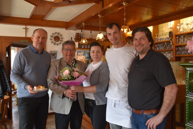 Friedrich Wintschnig, Gottfried Wedenig, Florentina Tolan und ihr Mann Gregor sowie Wolfgang Stefitz | Foto: Jesse (6)