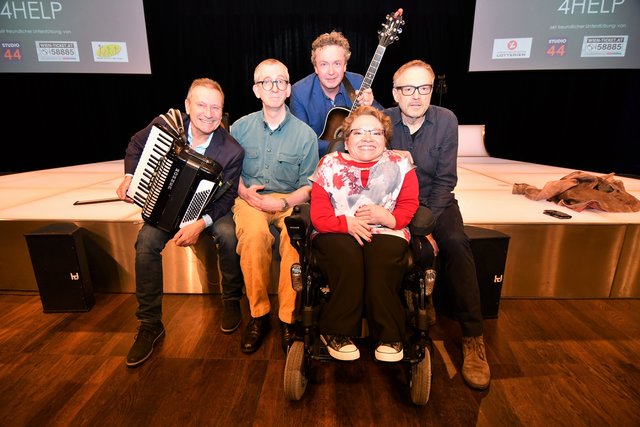 (vlnr) Rainer Sokal, Gunkl, Thomas Strobl, Evelyn Brezina und Josef Hader