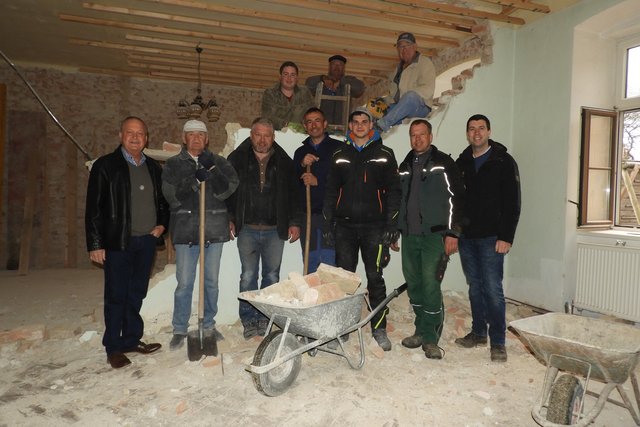 von links nach rechts: Martin Reiter, Johann Neuhold, Günther Westermayer, Patrick Hameter, Ernst Lembacher, Alfred Mayer, Stefan Brandenberger, Karl Fiedler, Georg Westermayer, Florian Hinteregger | Foto: FF Niederschleinz