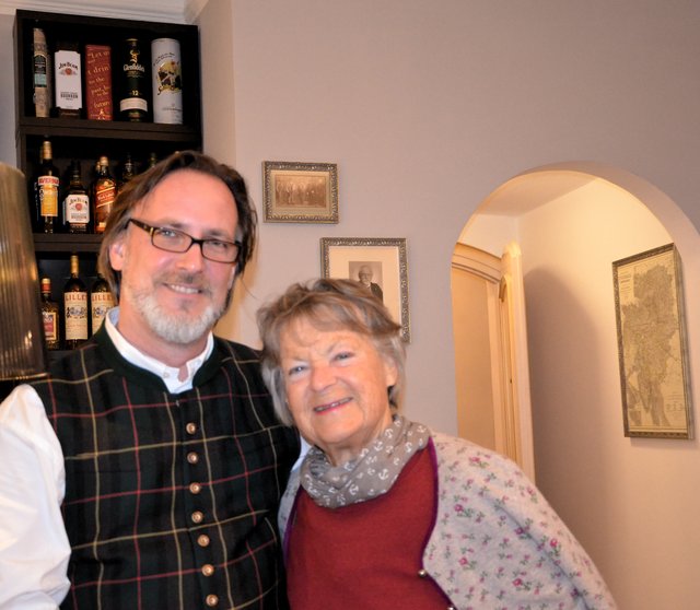 Marko Peschl mit Mutter Ilse