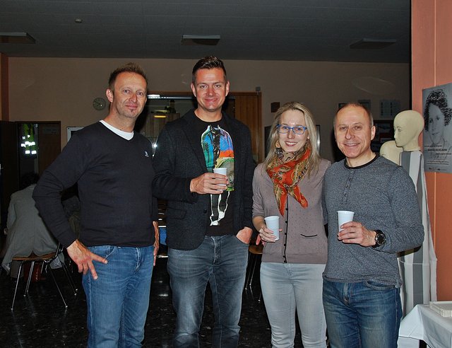 Hatten viel Spass: Peter, Marko, Simone und Didi