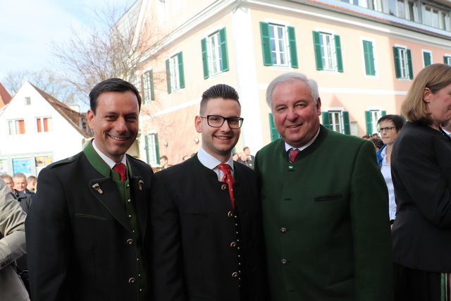 NAbg. Ernst Gödl, Bgm. Matthias Hitl und LH Hermann Schützenhöfer