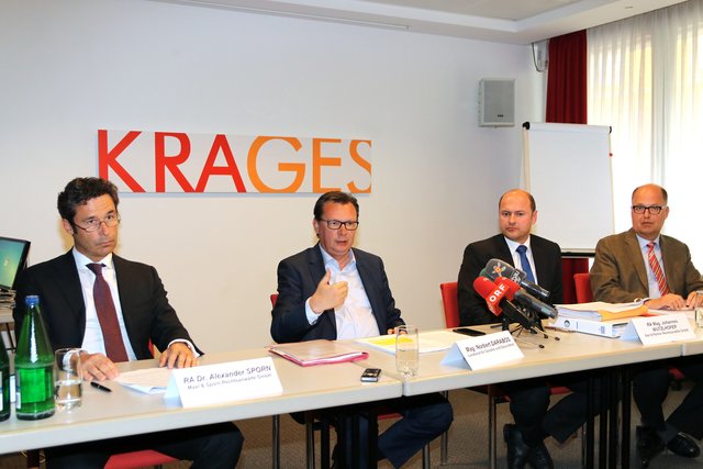 April 2017: LR Norbert Darabos und das Prüferteam nahmen zur Entlassung von KRAGES-Geschäftsführer René Schnedl Stellung.