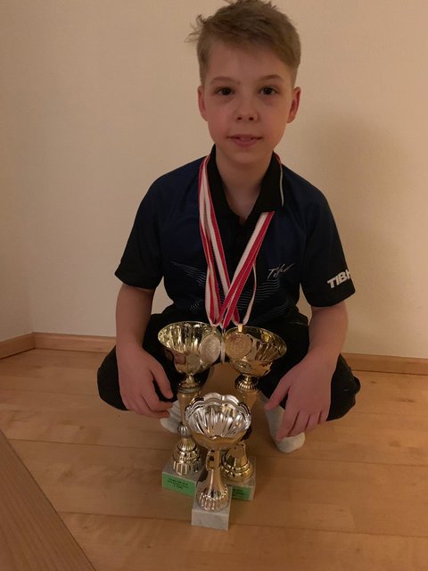 Benjamin Gardos gewann einmal Gold und zweimal Silber
