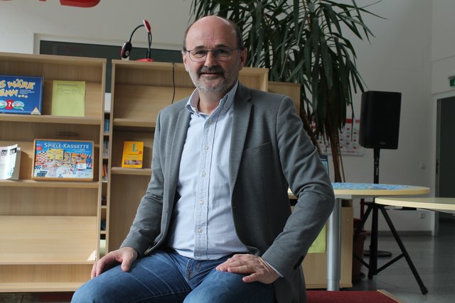 Helmut Strasser, Schulleiter der NMS Alkoven. | Foto: Gwendolin Zelenka