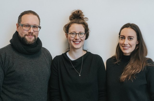 Martin Melcher, Klaudia Bachinger, Carina Roth