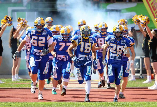 Strotzen vor Energie: Die Projekt Spielberg Graz Giants wollen den Favoriten aus Tirol und Wien ein Bein stellen. | Foto: GEPA
