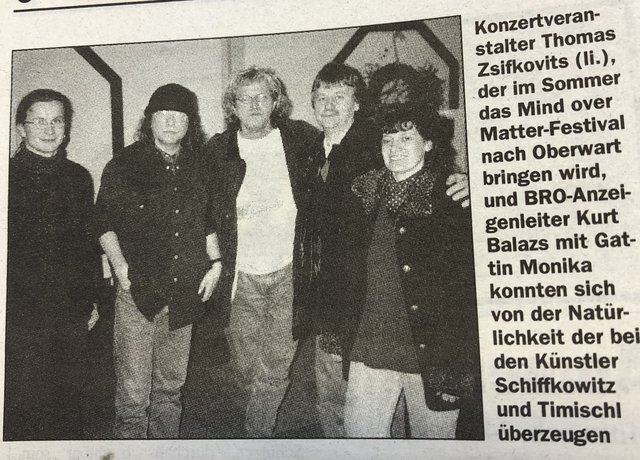 Bericht vom STS Konzert in Oberwart (24. Feber 1999) | Foto: Bezirksblätter
