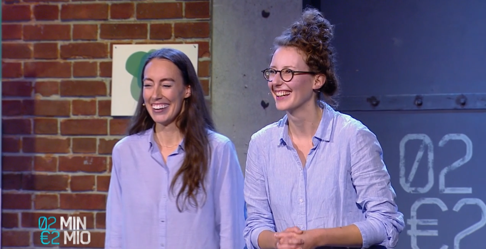 Carina Roth und Klaudia Bachinger warben um die Gunst der Investoren.