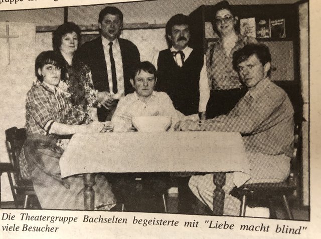 Bericht über die Theatergruppe Bachselten (März 1994) | Foto: Bezirksblätter
