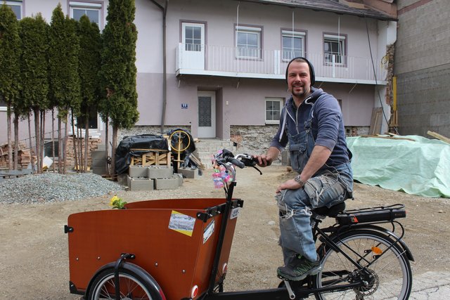 Der St. Veiter Charly Jerneischek saniert seit eineinhalb Jahren das Haus in der Burggasse 11