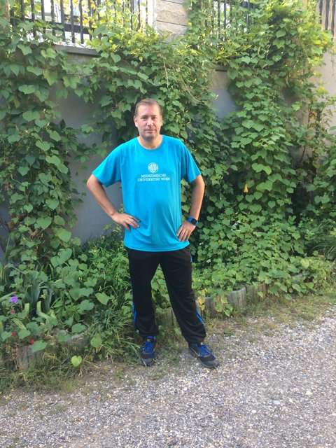 Regionaut Werner ACHS vor dem Krebshilfelauf | Foto: Werner Achs