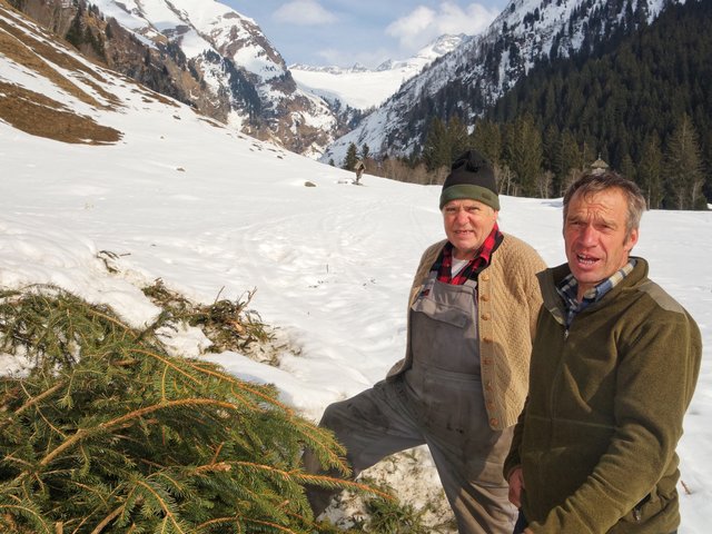 Erich Gatt und Hans Holzmann hoffen auf Unterstützung. | Foto: Kräutler