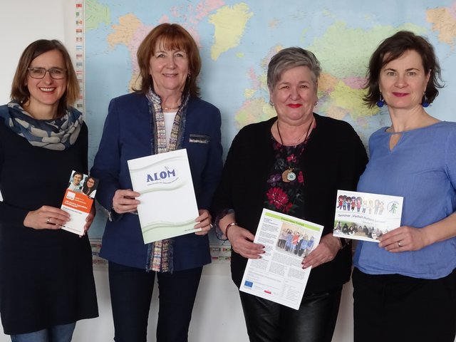 Erna Höllinger, Roswitha Bauer, Ingrid Groiß und Margit Lindorfer (v. l.).