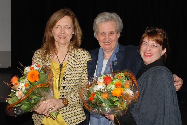 Susanne Schlager, Christiane Wratschko und Tanja Skorepa vom Strabag-Kunstforum.