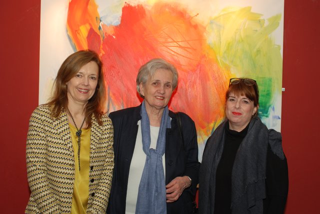 Susanne Schlager, Christiane Wratschko und Tanja Skorepa vom Strabag-Kunstforum.