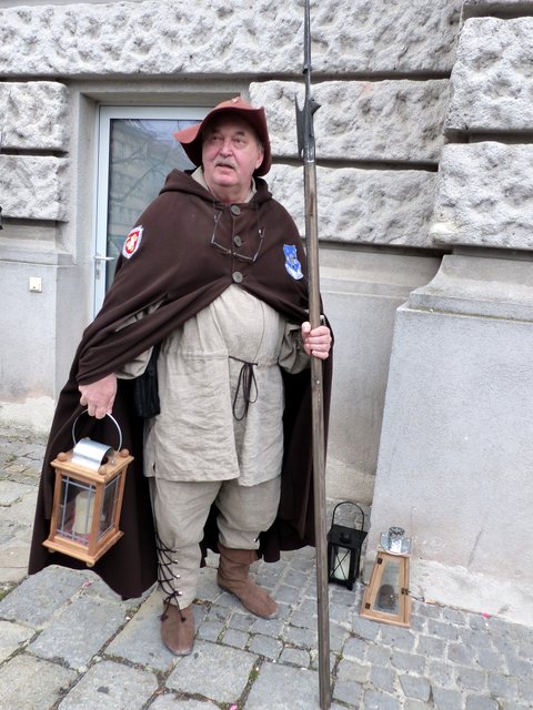 Der Organisator unser Alt-Ottakringer Nachtwächter Gerhard Spitz