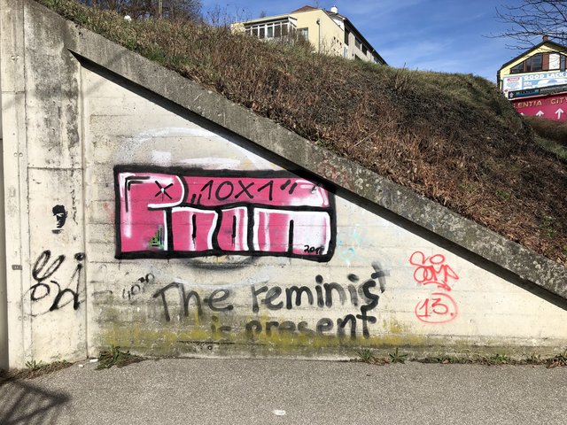 Graffiti in Alt-Urfahr.