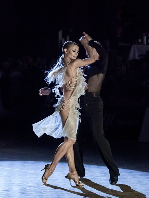 Die 9-fachen Weltmeister Riccardo Cocchi & Yulia Zagoruychenko aus den USA.