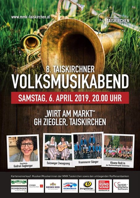 Flyer Volksmusikabend | Foto: MMK Taiskirchen