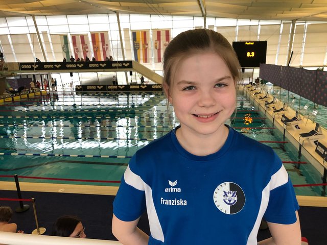 In der Grazer Auster schwamm Franziska Kierlinger-Seiberl ihre erste Staatsmeisterschaft und belegte über 100m Brust den hervorragenden fünften Platz!