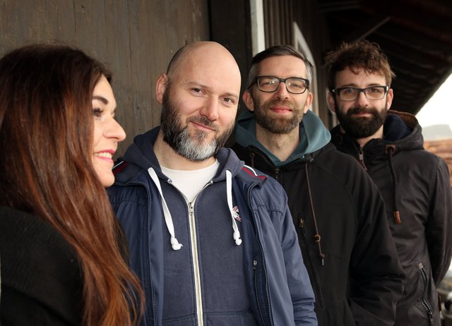 Bellyland (von links): Johanna Breitender (Freistadt), Elvis Pavic (Linz), Nick Wiesmayer (Linz) und Florian Schöppl (St. Oswald).