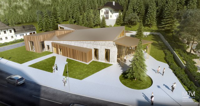 Das "Haus der Wildnis": Architekt Christoph Maurer plant in Lunz am See ein einzigartiges Weltnaturerbe-Zentrum.