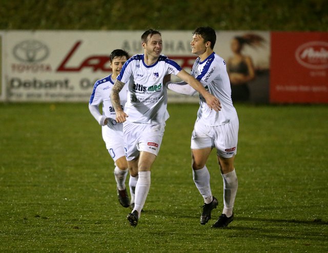 Top-Torschütze Kevin Vaschauner (Mitte) traf im Herbst 14 Mal | Foto: Kuess