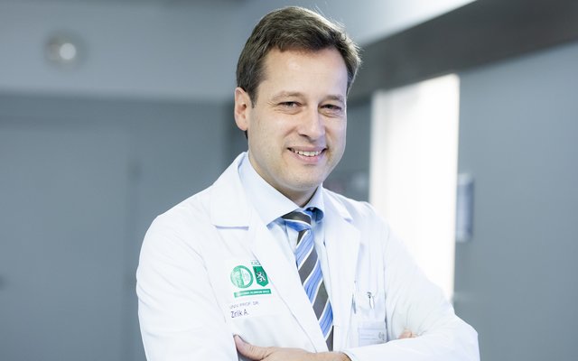 Bei Mini Med: Andreas Zirlik, Leiter der Abteilung für Kardiologie am LKH-Universitätsklinikum Graz | Foto: M. Kanizaj/LKH-Univ. Klinikum 