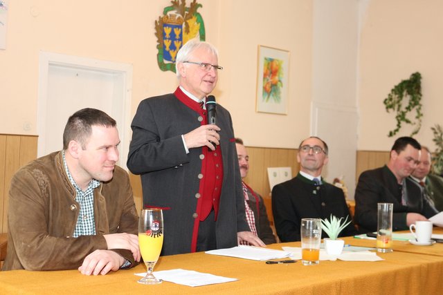 "Ehret den Bauernstand": Der Bauernbund hielt in Oberndorf an der Melk vor Kurzem seine Mitgliederversammlung ab. | Foto: Bauernbund Oberndorf