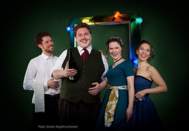 Michael Weiland, Philipp Landgraf, Katharina Tschakert und Elisabeth Jahrmann