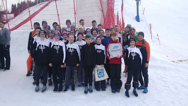 Das Skicrosser Team des Gymnasiums hartberg trumpfte am Kreischberg groß auf. | Foto: KK