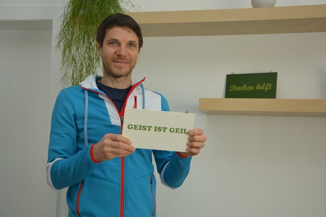 Wolfgang Seidl aus Bierbaum an der Safen hilft beim Mentalen Training.