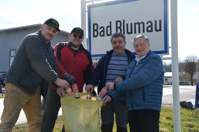 "Wir räumen auf: Miteinand!" Unter diesem Motto starten Coca Cola und die WOCHE mit Flurreinigungsaktionen durch. Auch die Gemeinde Bad Blumau macht mit.